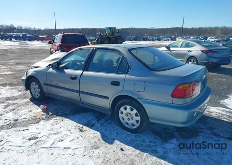1999 Honda Civic Lx из США, поврежденный, VIN 2HGEJ6570XH501330